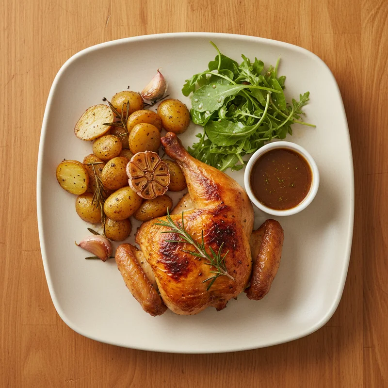 Rosewood Kitchen Co. herb-roasted chicken plate